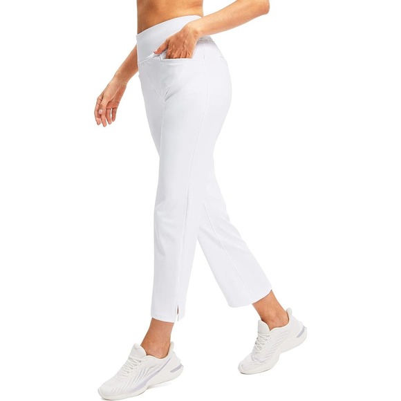Women's Golf Pants with4 Pockets High Waisted Stretch Sweatpants - Picture 3 of 6
